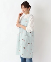 【ワンズテラスオリジナル】いちご 刺繍バッククロスエプロン