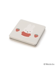 ◆Dick Bruna miffy コンパクトミラー strawberry&tulip