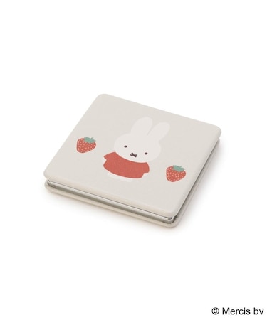 ◆Dick Bruna miffy コンパクトミラー strawberry&tulip
