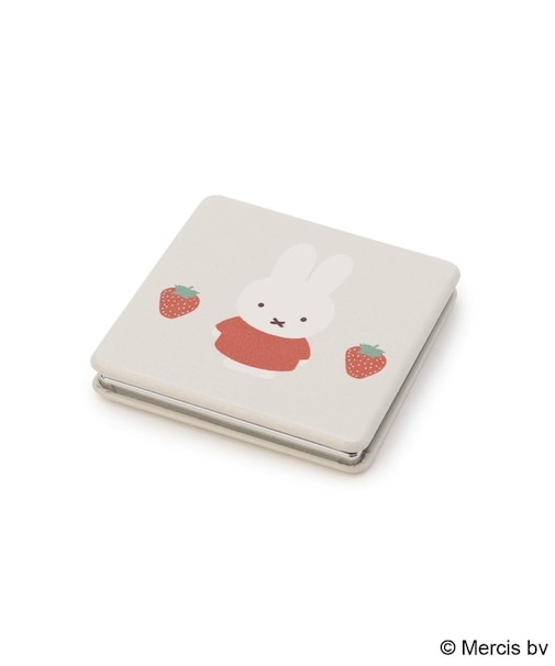 ◆Dick Bruna miffy コンパクトミラー strawberry&tulip