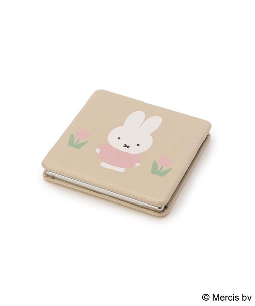 ◆Dick Bruna miffy コンパクトミラー strawberry&tulip