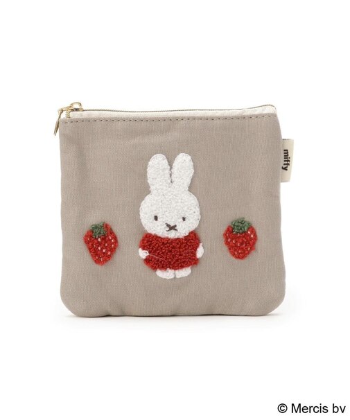 Dick Bruna miffy ティッシュポーチ strawberry&tulip