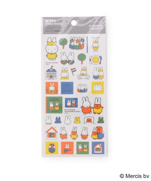◆Dick Bruna miffy 絵本クリアシール