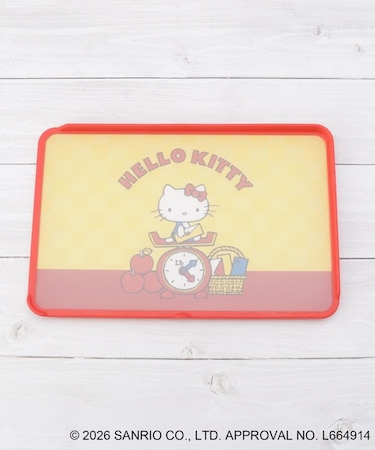 ハローキティ 抗菌両面ガード付きまな板 レトロ
