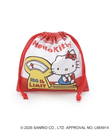 ◆【ワンズテラス限定】ハローキティ コットン巾着