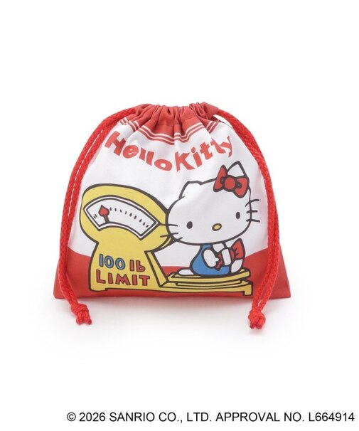 ◆【ワンズテラス限定】ハローキティ コットン巾着