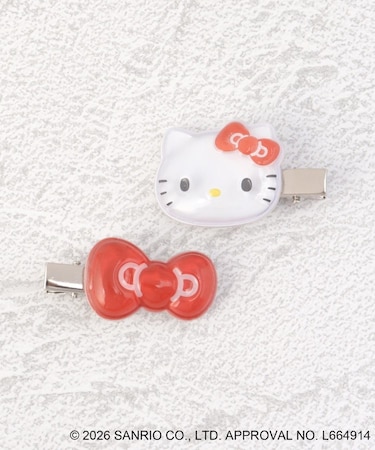 ◆ハローキティ ぷっくりったいヘアクリップ