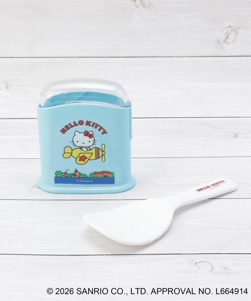 ハローキティ ケース付しゃもじ レトロ