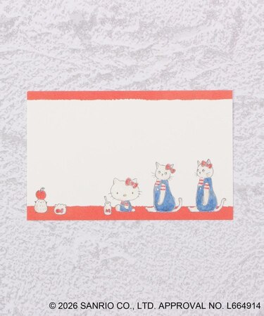 ◆ハローキティ ミニカード トコロコムギ