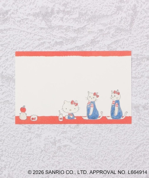 ◆ハローキティ ミニカード トコロコムギ