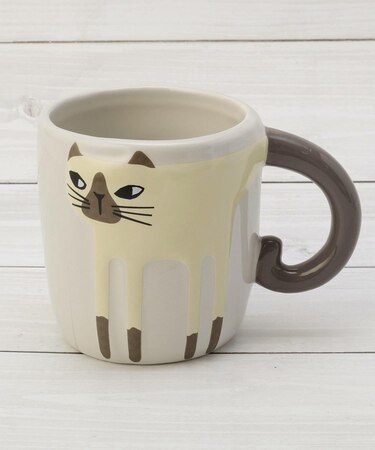 ハンドペイント キャットマグ 400ml