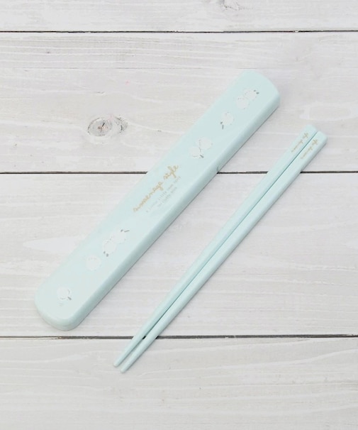 ◆シマエナガ 引フタ箸箱セット