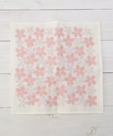 ◆桜霞 かや生地7重ふきん