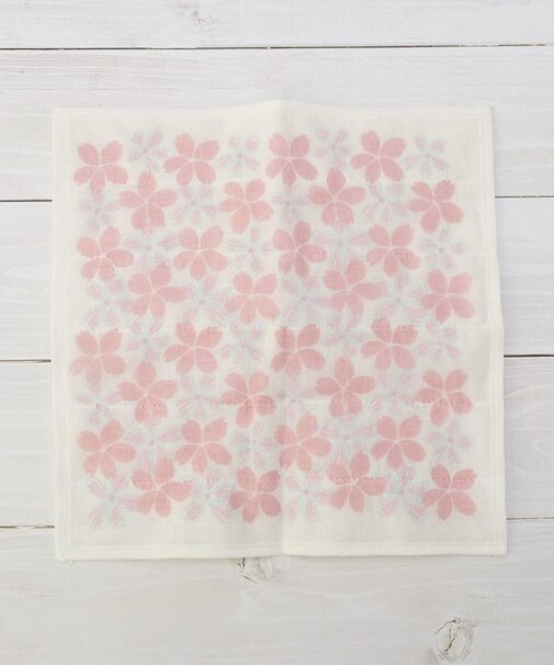 ◆桜霞 かや生地7重ふきん