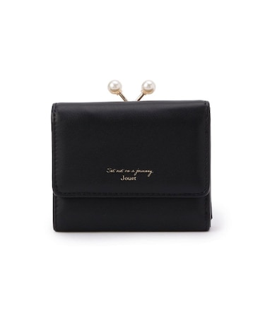 JOUET ジョエット パール調ガマグチ折サイフ