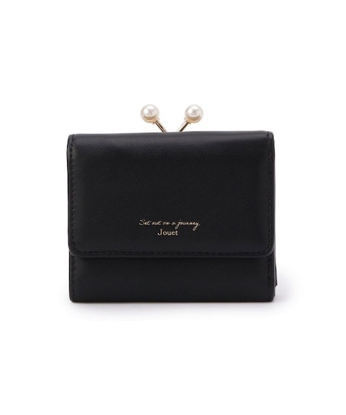 JOUET ジョエット パール調ガマグチ折サイフ