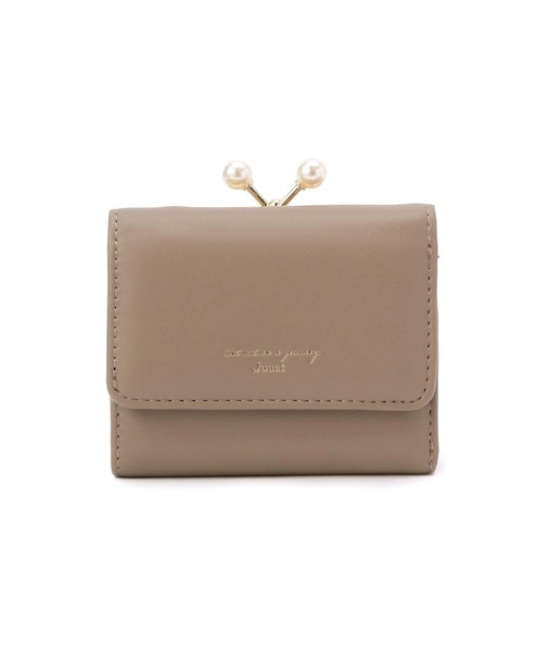 JOUET ジョエット パール調ガマグチ折サイフ