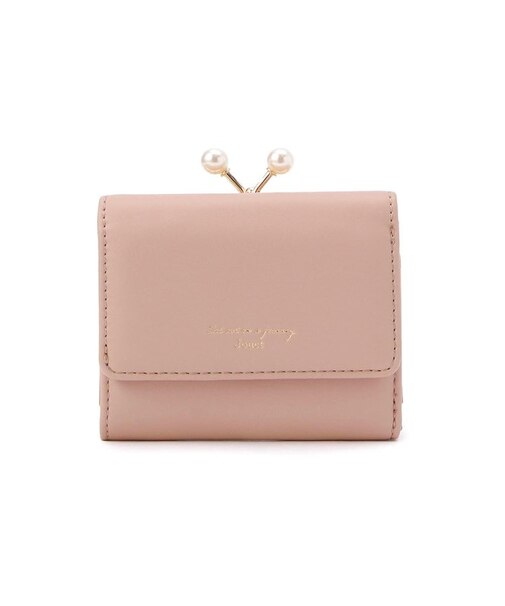 JOUET ジョエット パール調ガマグチ折サイフ