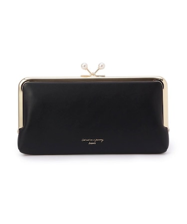 JOUET ジョエット パール調ガマグチ長サイフ