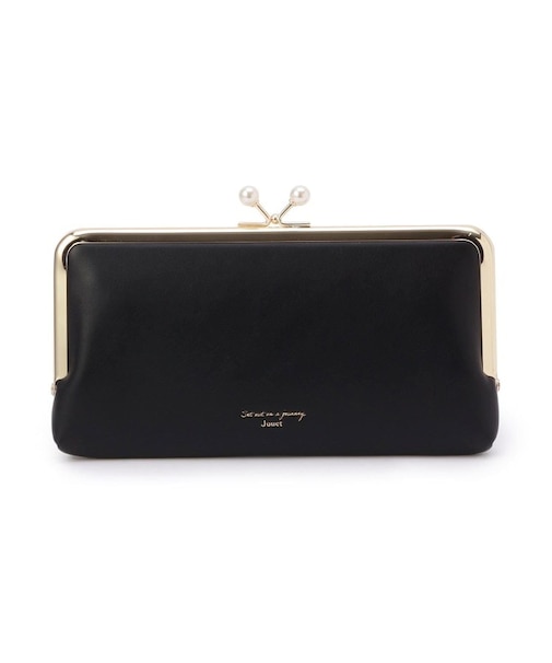 JOUET ジョエット パール調ガマグチ長サイフ