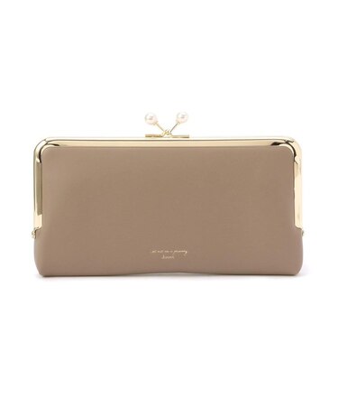 JOUET ジョエット パール調ガマグチ長サイフ