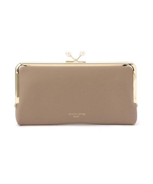 JOUET ジョエット パール調ガマグチ長サイフ