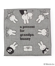 ◆Dick Bruna miffy 三重ガーゼハンカチ モノクロ