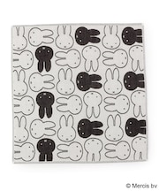 ◆Dick Bruna miffy 三重ガーゼハンカチ モノクロ