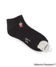 ◆MOOMIN アンクルソックス 麻入タック ストライプ