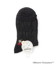 ◆MOOMIN ロークルーソックス 逆スパ ミイ刺繍