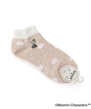 ◆MOOMIN アンクルソックス 花ドット ミイ刺繍