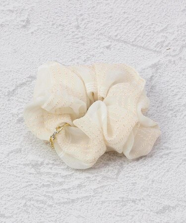 シュシュ オーガンジー リング