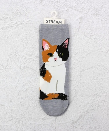 ◆ミケ猫 クォーターソックス