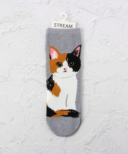 ◆ミケ猫 クォーターソックス