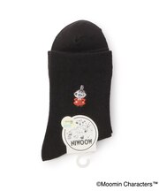 ◆MOOMIN ロークルーソックス  麻入タック