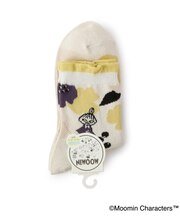◆MOOMIN ロークルーソックス 紙糸大花 ミイ