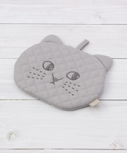 にゃふにゃふ フェイス型キルトミトン