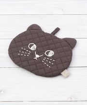 にゃふにゃふ フェイス型キルトミトン