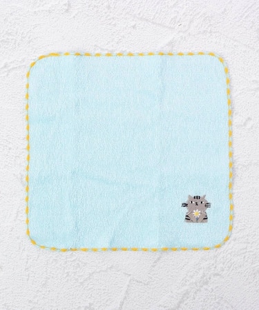 ◆HUGする猫 タオルハンカチ