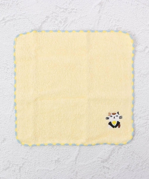 ◆HUGする猫 タオルハンカチ