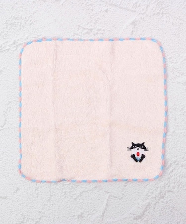 ◆HUGする猫 タオルハンカチ