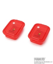 SNOOPY シールボックス 2P M 500ml