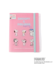 ◆SNOOPY ゴムバンドクリアファイル5P&ファスナーポケット
