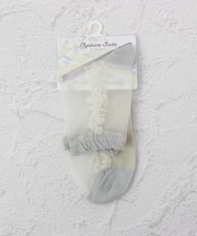 ◆Oyobare シースルー ローズ クォーターソックス