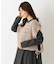 透かし柄 サイドスリットベスト