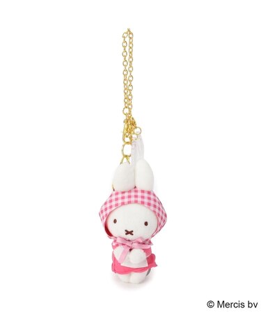 Dick Bruna miffy ちょっこりサンキューマスコット strawberry&tulip