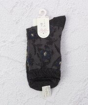 ◆こよみ綴り フラワー クォーターソックス