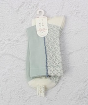 ◆こよみ綴り 七宝 クォーターソックス