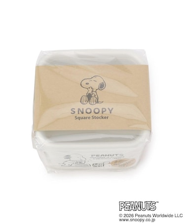 SNOOPY スクエアストッカー S 600ml