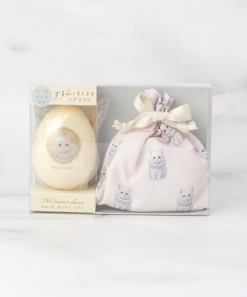 ミヌシュ ヘアブラシ&巾着